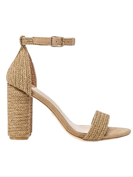 RAYE Shoes - REVOLVE x RAYE Bliss Woven Ankle Strap Heels size 8